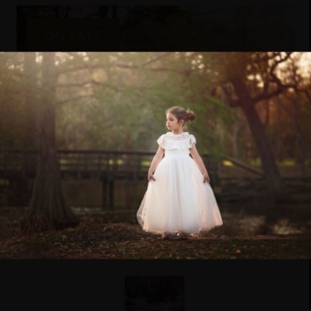 Stunning Trish Scully little girls gown!